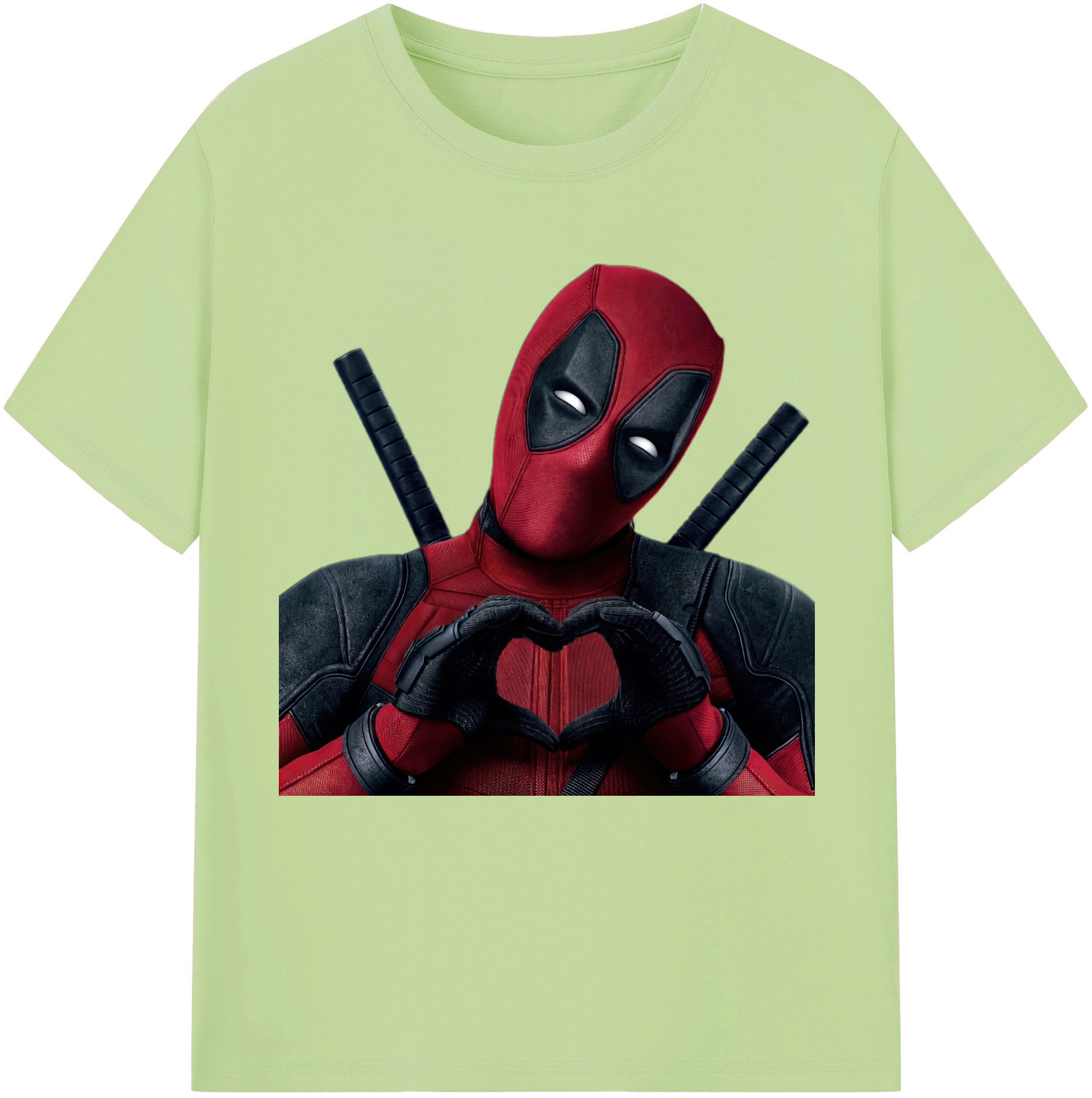 （画像用） Deadpool デッドプール 綿100％半袖Tシャツ（フロントプリント）